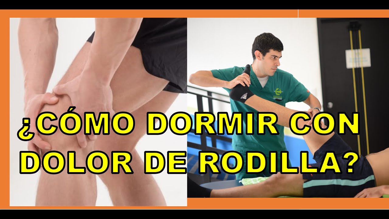 como dormir con esguince de rodilla