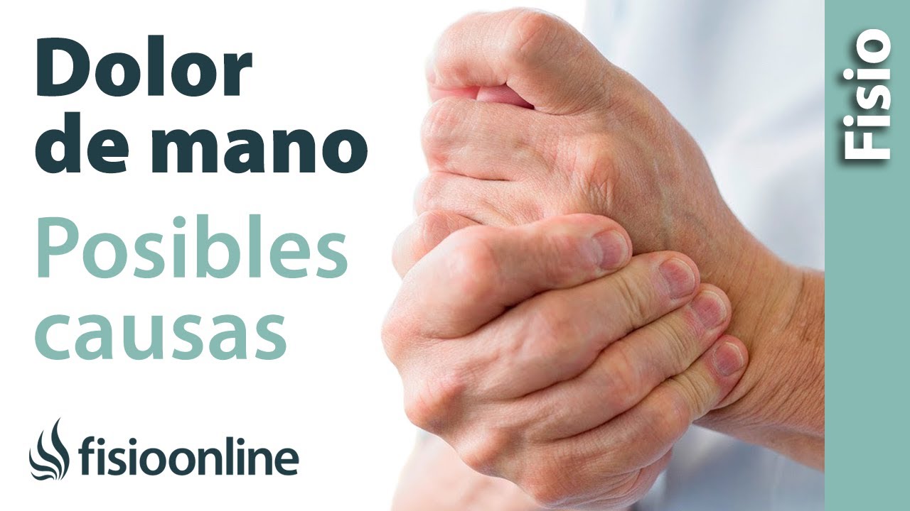 dolor en el dorso de la mano izquierda