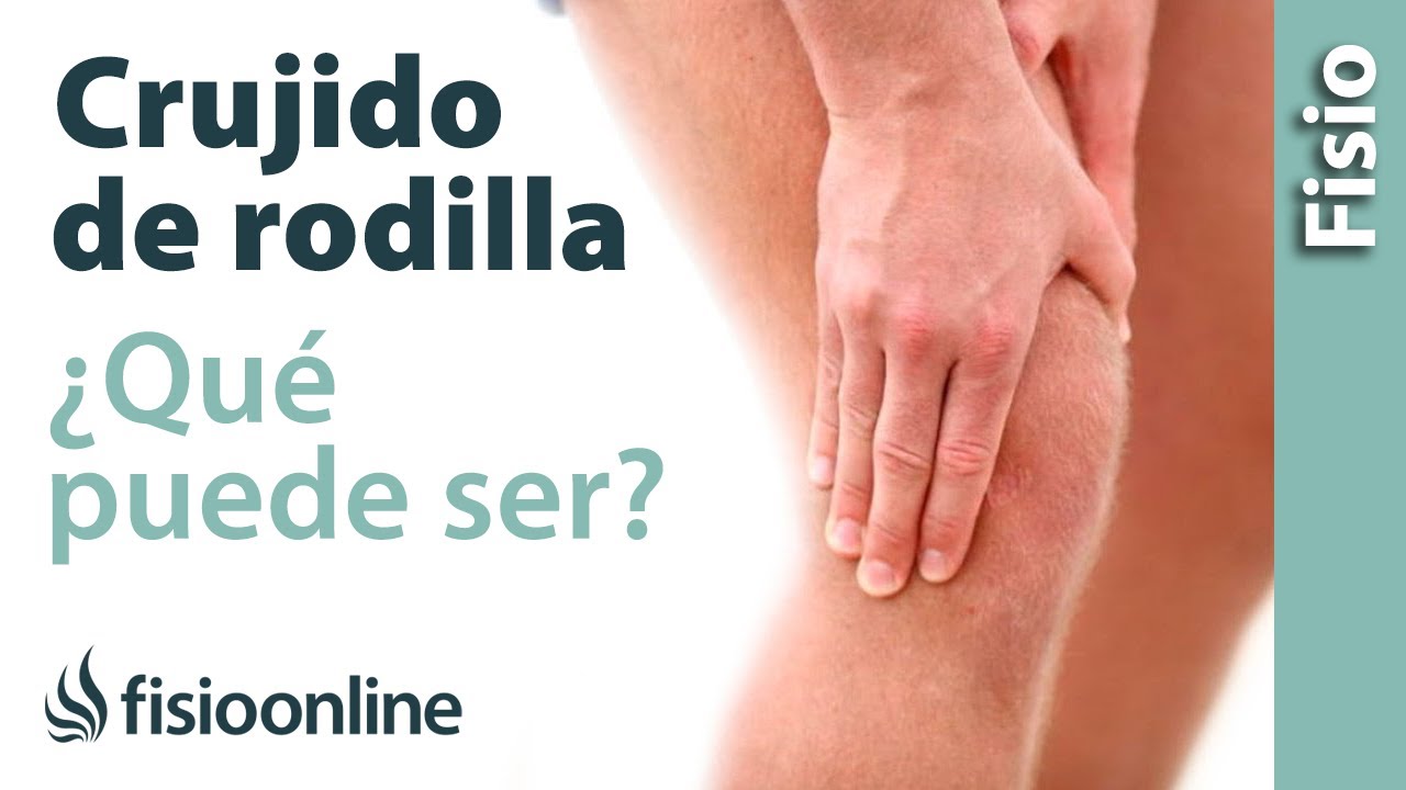 me crujen las rodillas al andar