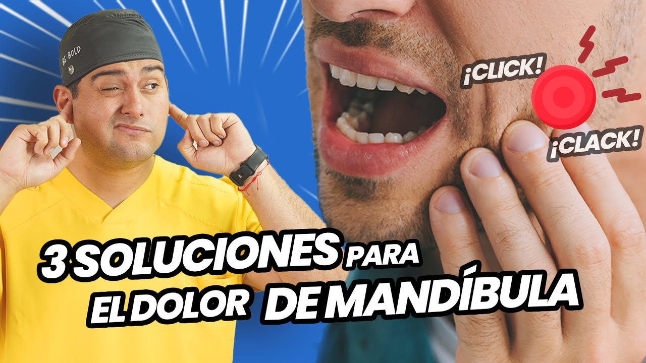 me duele la mandibula izquierda al abrir la boca