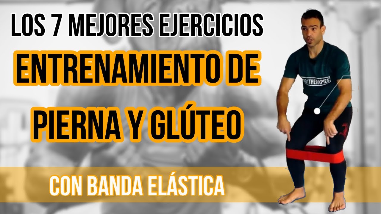 rutina de piernas con bandas elasticas
