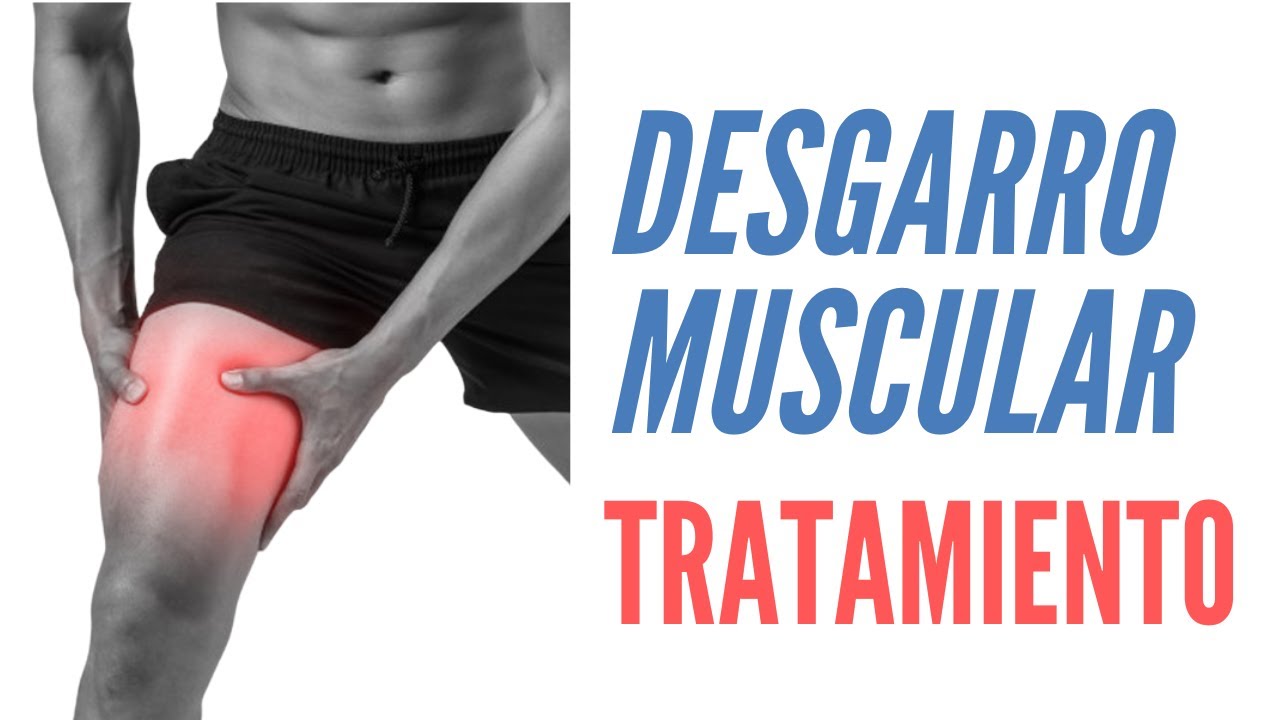 como curar un desgarro muscular en la pierna