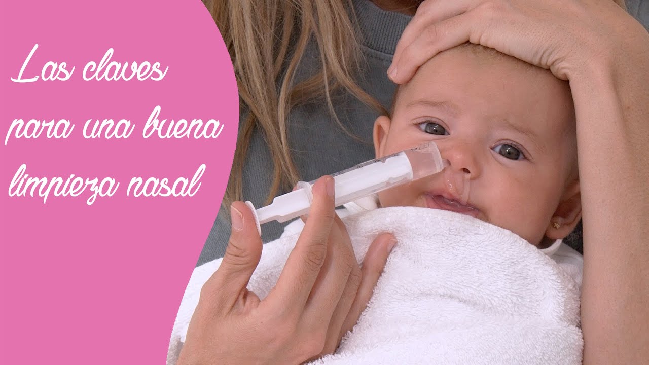 como quitar mocos bebe con suero