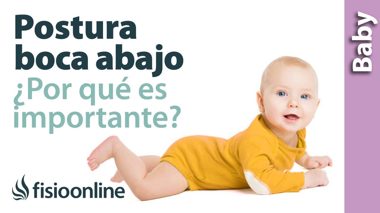 cuando se pone boca abajo el bebe