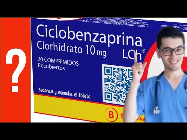 para que sirve el medicamento ciclobenzaprina