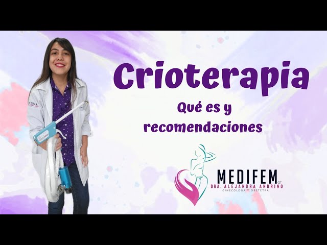 pasos a seguir despues de una crioterapia