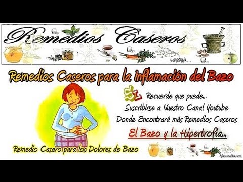 remedios caseros para desinflamar el bazo
