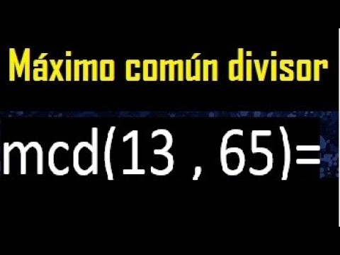 65 contiene a 13 un número exacto de veces