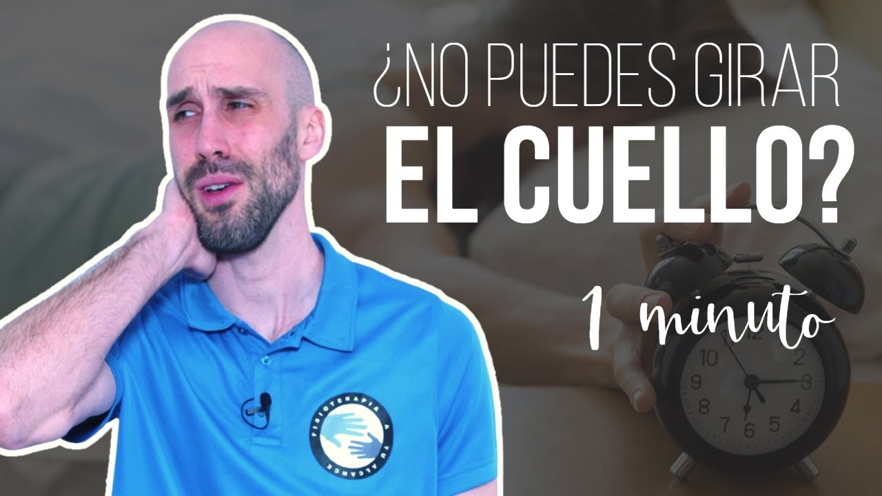 dolor de cuello no puedo girar la cabeza