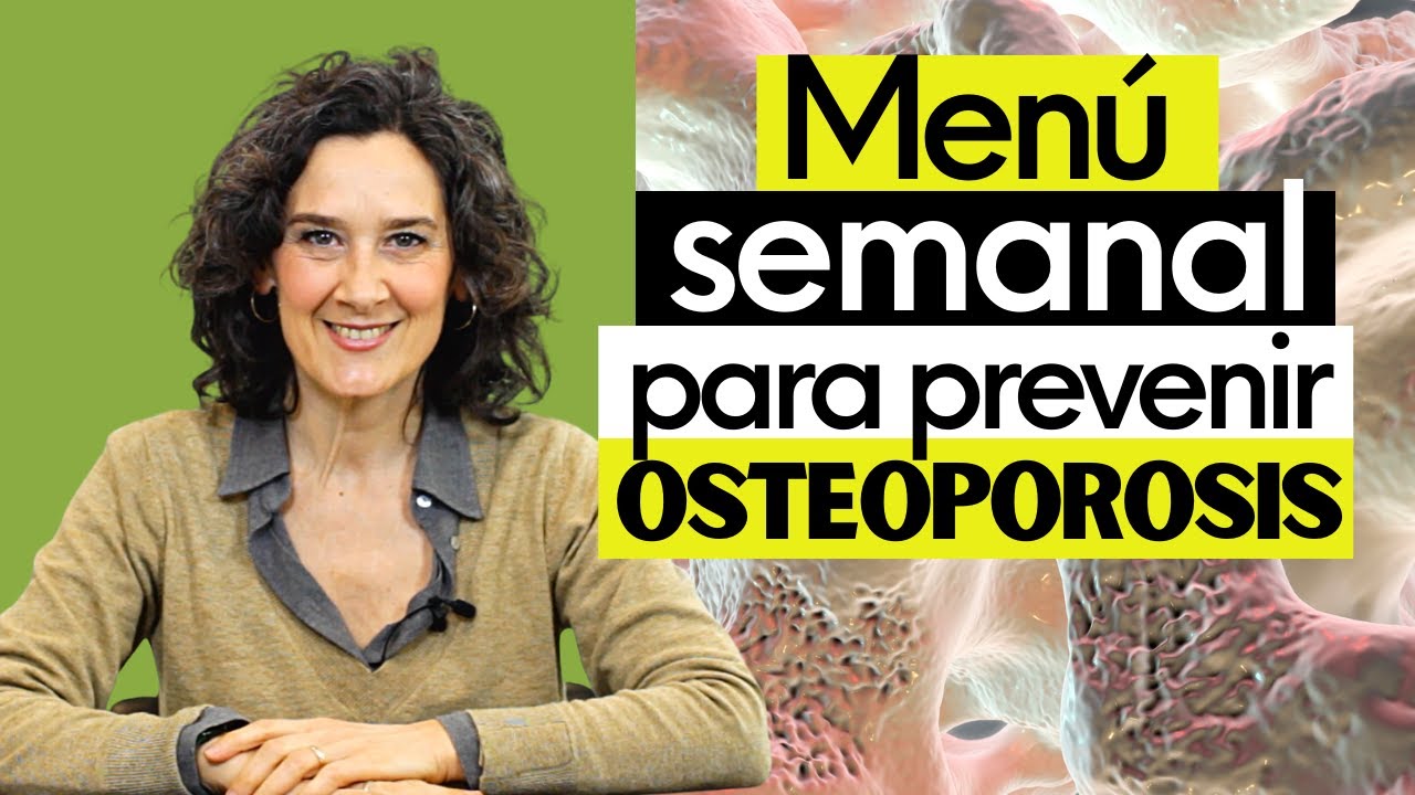 menú de dieta para la osteoporosis