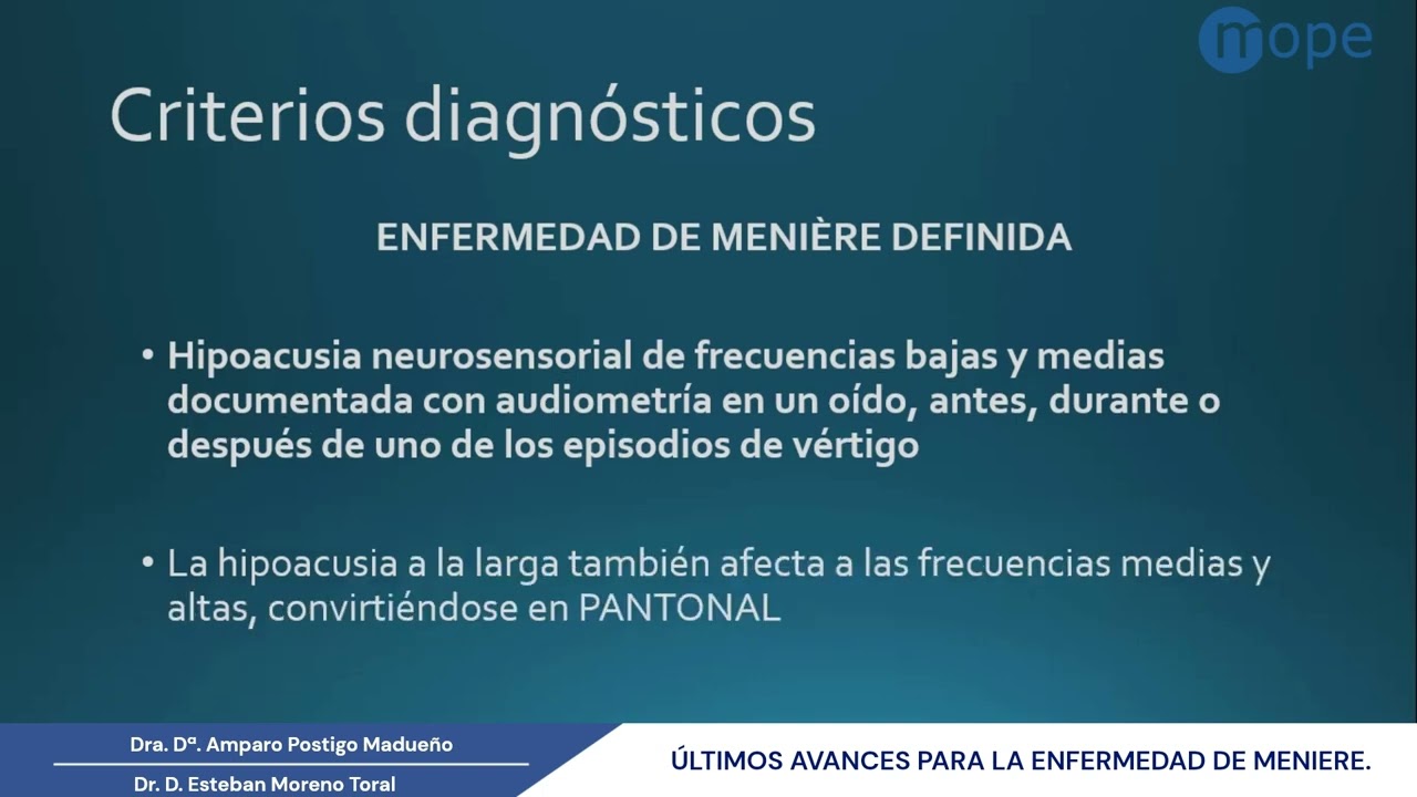 últimos avances en la enfermedad de ménière