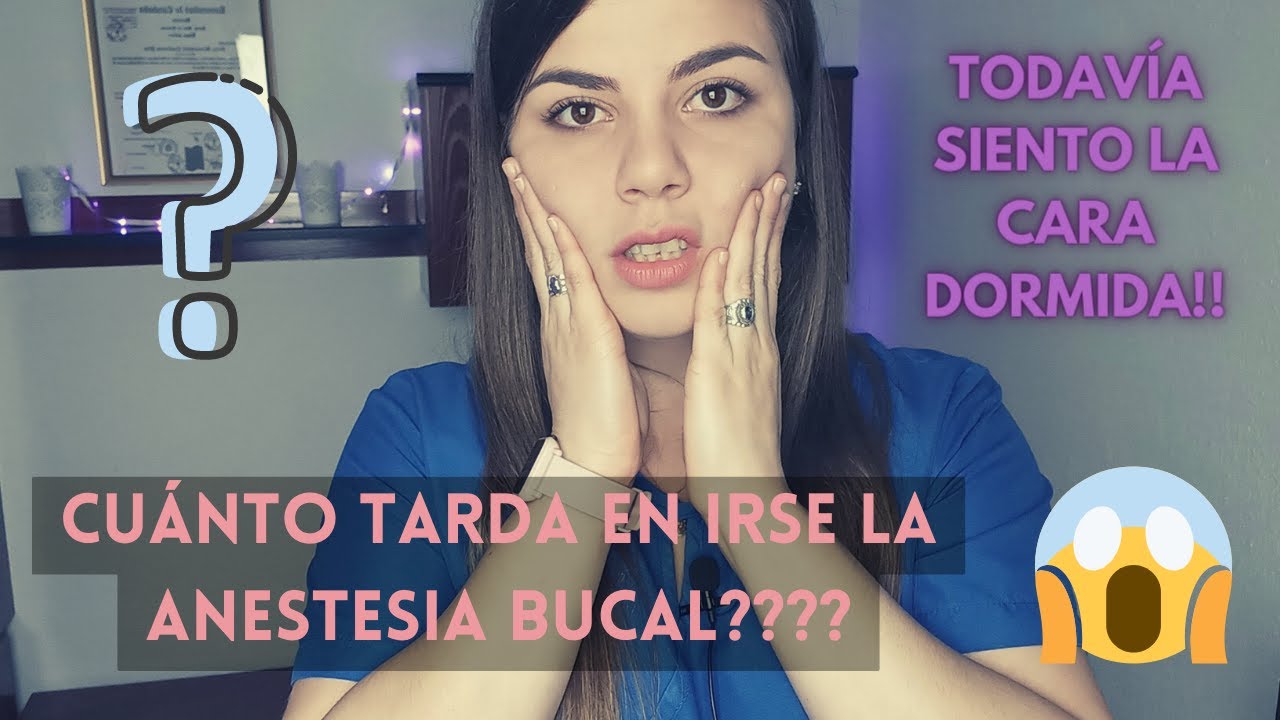 como eliminar la anestesia más rápido