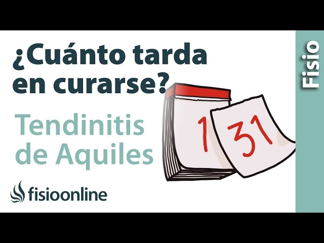 tendinitis tendon de aquiles tiempo recuperacion