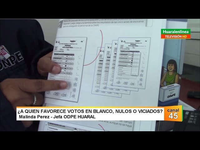 a quien favorece el voto nulo