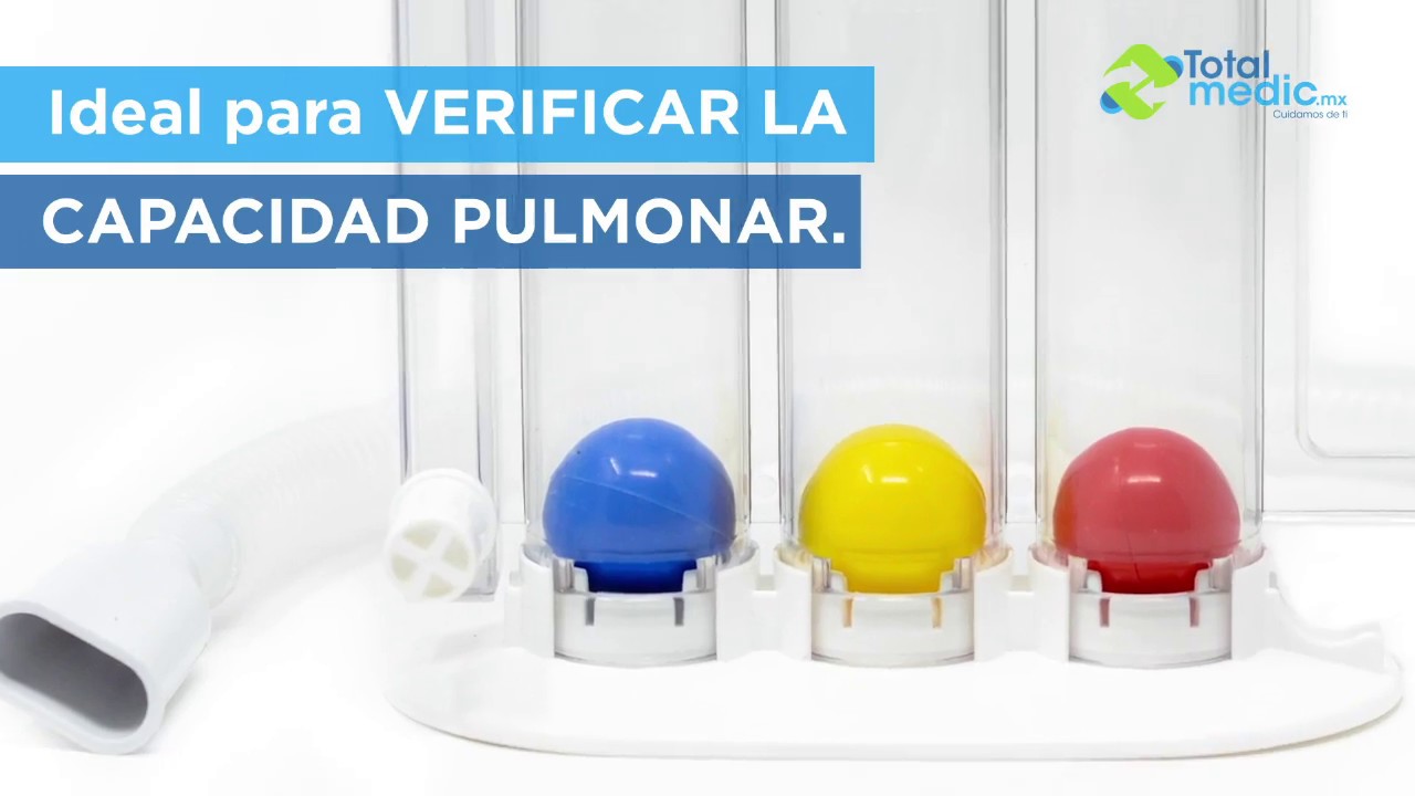 aparato para medir la capacidad pulmonar