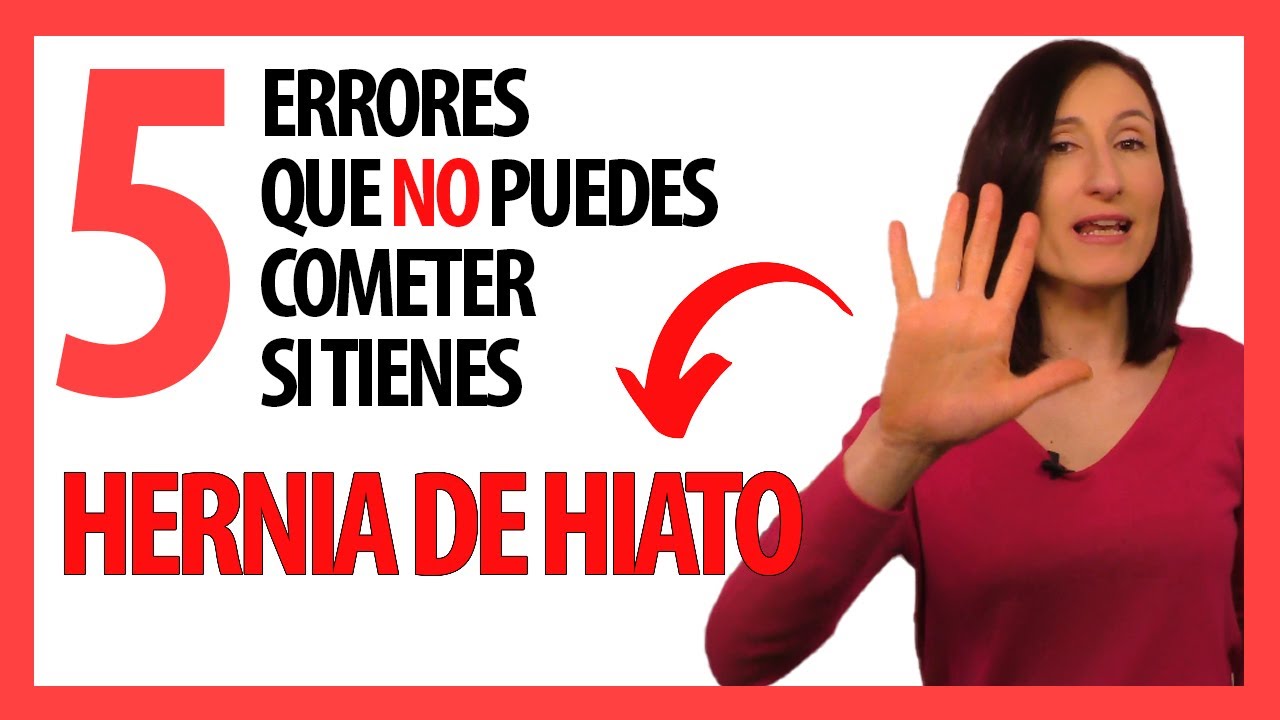 peores alimentos para hernia de hiato