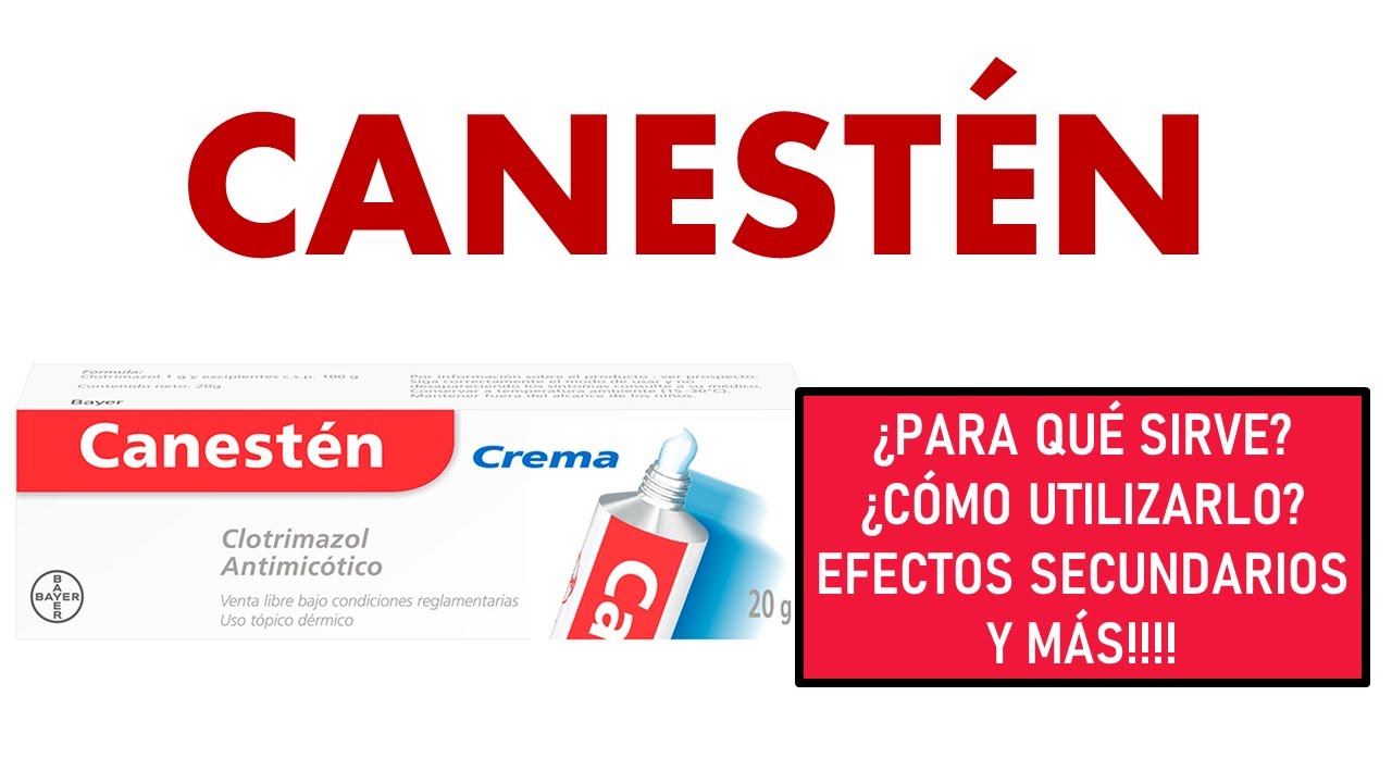para que sirve el canesten en crema