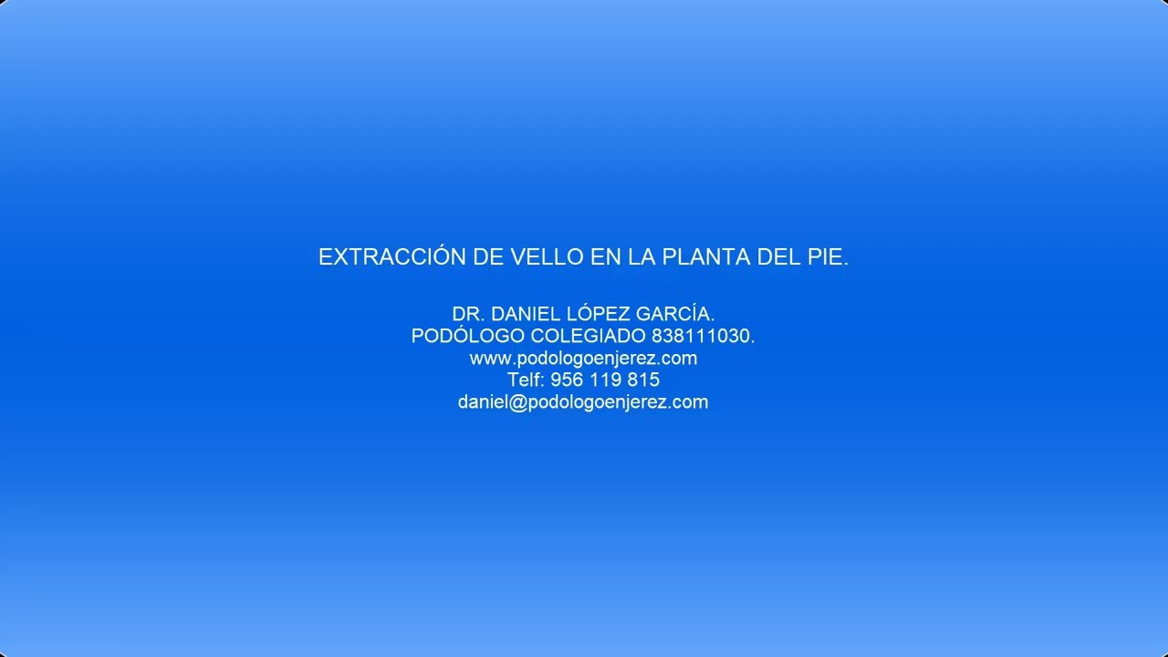 pelo en la planta del pie