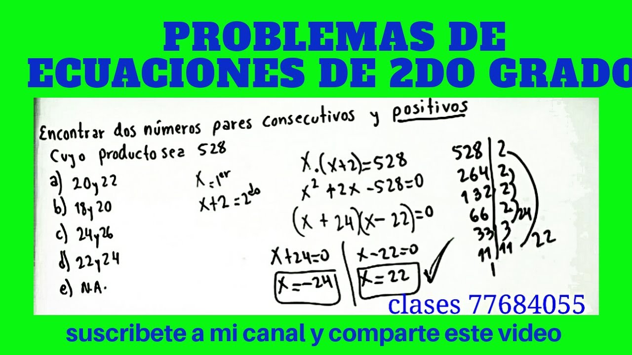 todos los pares de numeros cuyo producto es 80